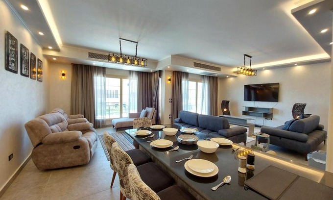 Sidi Abd El-Rahman Ski Chalet | Hacienda bay Endless Sunset Family only