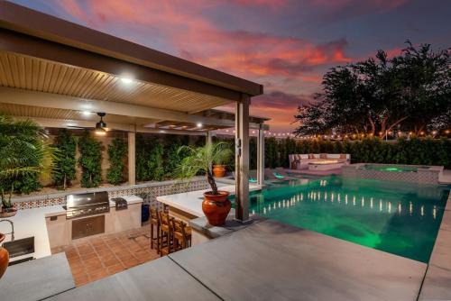 Indio House | Hacienda San Miguel Pool And Spa With Outdoor Kitchen