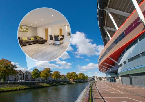 Riverside Apartment | Hafan y Ddinas Cardiff Apartment 1