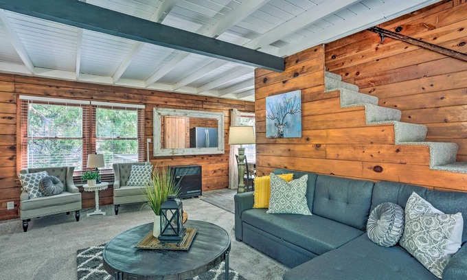 West Village Cabin | Half-Mi to Shaver Lake: Cabin w/Wraparound Deck