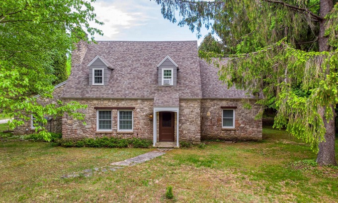 Fish Creek Cottage | Hallmark Movies watch out! Charming Stone Cottage in Fish Creek