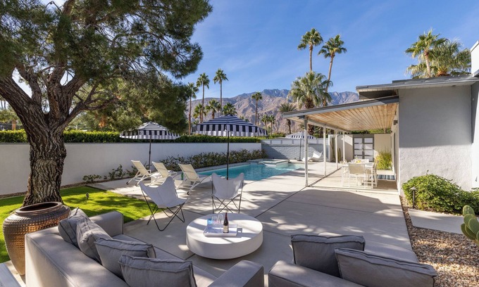 Racquet Club Estates House | Happy Hour - Designer Luxury! Walled & Gated Mid Mod Home!