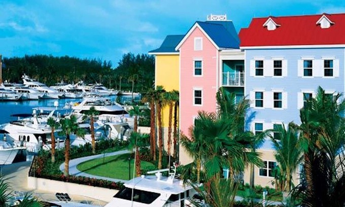 Paradise Island Resort | Harborside At Atlantis, 1 Bedroom Deluxe Villa. 4 Water Park Bands Included!