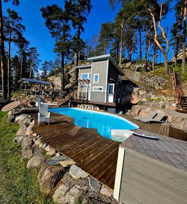 Tuusula Ski Chalet | Harjula-vierasmaja, sauna ja allas Tuusulassa