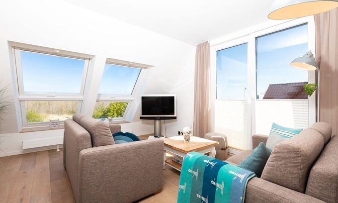 Loog Apartment | Haus Herzmuschel Ferienwohnung Teetied