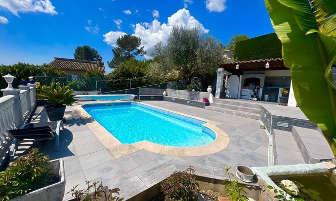 Le Tignet Villa | Haut DE Villa Avec Piscine Privative