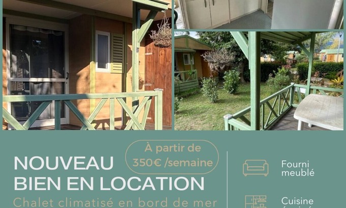 Sorbo-Ocagnano Ski Chalet | Haute-Corse: Air-conditioned chalet 500m from the beach