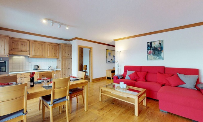 Veysonnaz Apartment | Hauts de Veysonnaz HV1 002 - SAUNA apartment 6 per