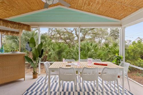 Vilano Beach House | Haven Hidden Grove Buyout 2 Homes - Walk to Beach Hot Tub Game Room Deck