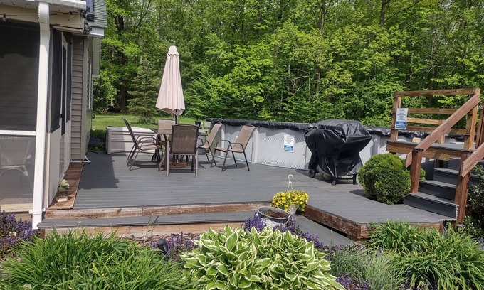 Etna House | Haven Woods, quiet country home, 36 acres of comfort and solitude