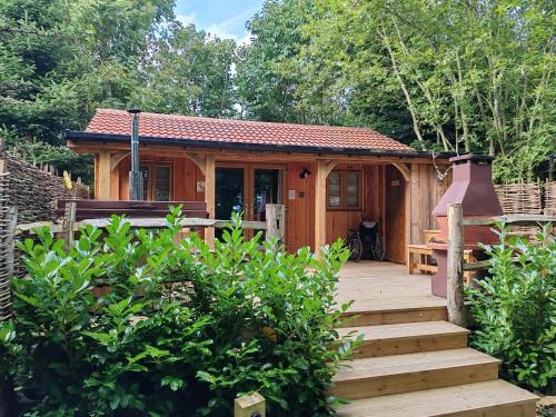 Hythe Cabin | Hayne Barn Estate - 6 Luxury Lodges with private hot-tubs- 1 studio-loft without hot-tub