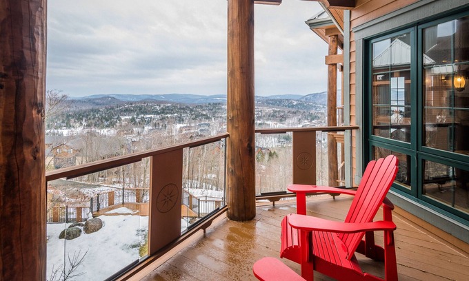 Mont-Tremblant Pedestrian Village Condo | Heart of Tremblant with Pool, Hot Tub and Beach Access