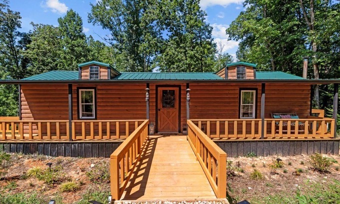Primm Springs Cabin | Heartwood Hideaway- Charming cabin with Trails, Creek, and Starry Nights