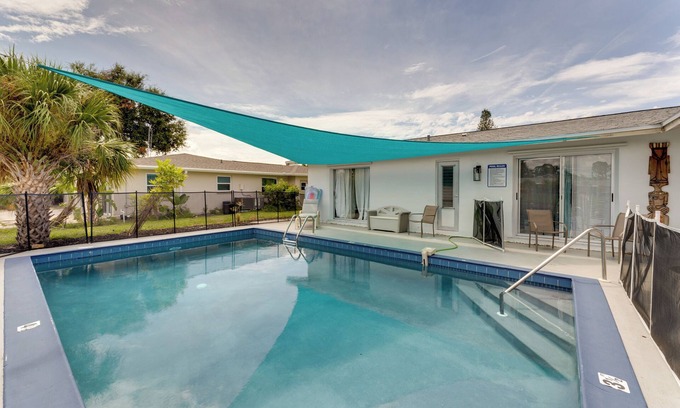 Oakland Hills House | Heated Pool: Canal-Front Rotonda West Retreat