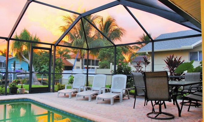 Caloosahatchee House | Heated pool home, canal gulf access, convenient to attractions, newly renovated