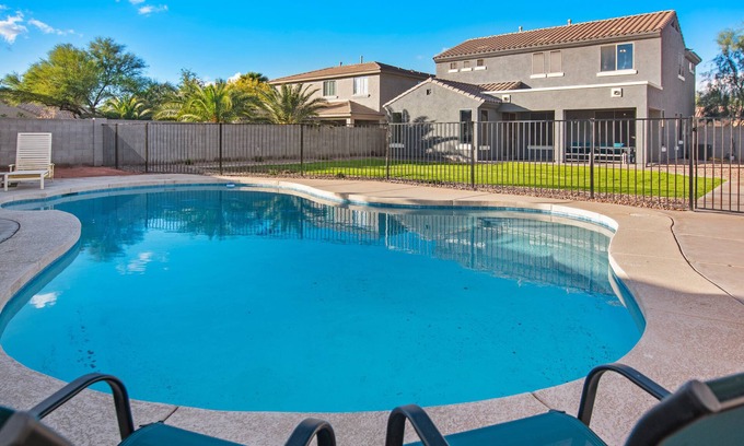 Power Ranch House | Heated Pool Home with 6 King beds & 5 bedrooms