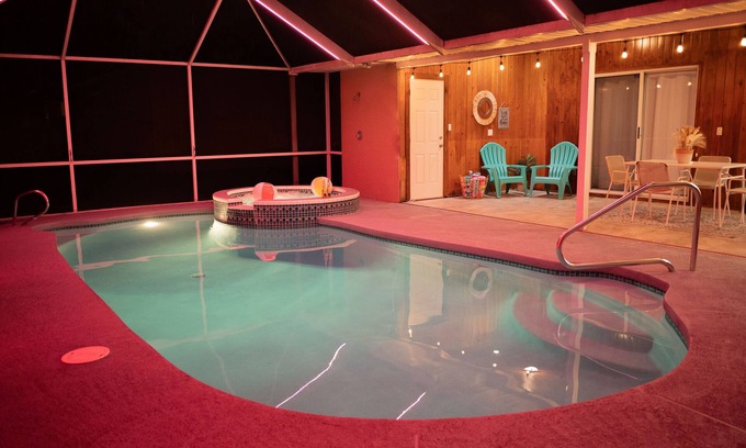 Indian Trails House | Heated Spa Pool Home, Sleeps 10, Beach, Golf, Fishing, St Augustine, Daytona