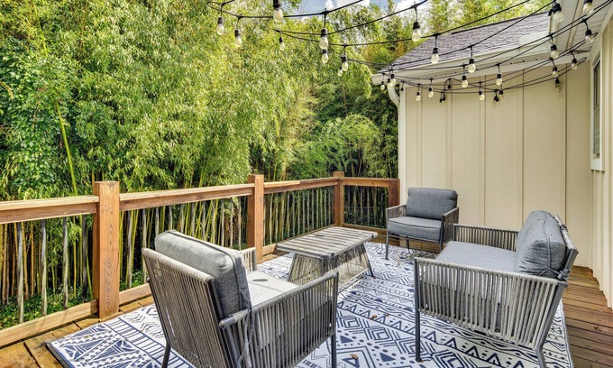 Druid Hills Cottage | Hendersonville Haven w/Fire Pit, Grill, Deck!