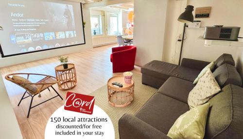 Lenzkirch Apartment | Herbst Deal -20 Prozent, Heimkino, Parken, nah am See, ideal für Familien