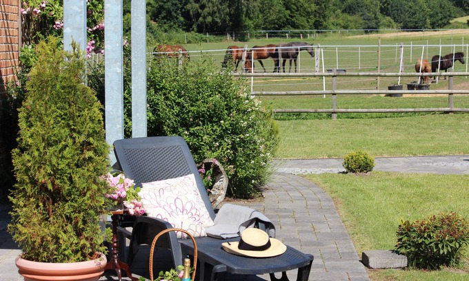 Haby Apartment | Herrmannhof Haby Komfortwohnung Borby 54 qm, Große Terassen,