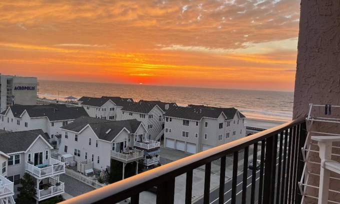 North Wildwood Condo | Hidden Gem! Breathtaking Ocean/Inlet view with heated pool & Wi-Fi