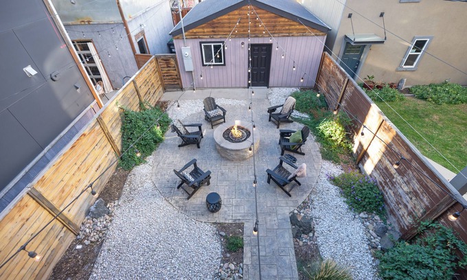 Five Points House | Hidden Gem in RiNo, 4 Bed/3 Bath, Backyard with firepit and 2 car garage