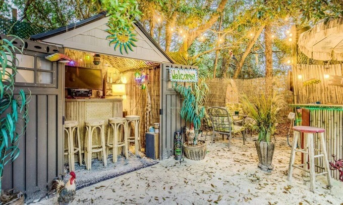 Navarre House | Hidden Tiki: Luxe Compound w/Pool & Paradise