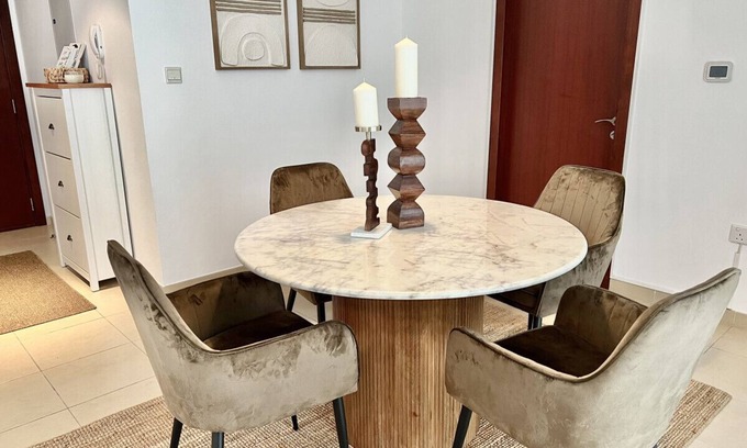 Al Sufouh 2 Apartment | High floor 1BR | Ain Dubai View | Pool, Near Beach