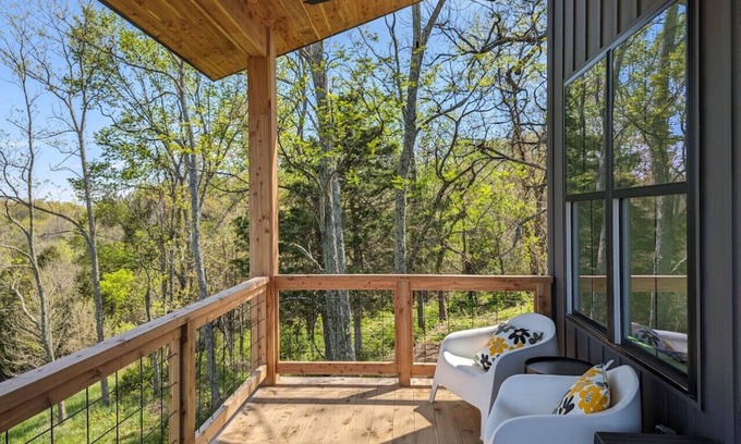 Frankfort Other | Highgrounds Modern Cabin with Loft - Ironweed