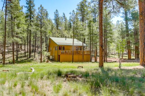 Happy Jack House | Hike and ATV Secluded Happy Jack Cabin with Deck