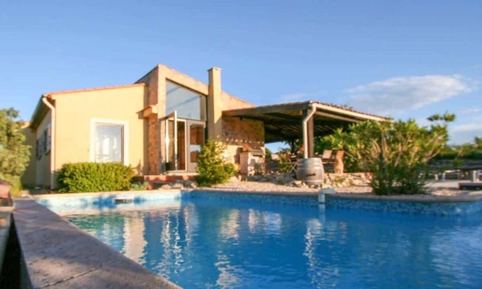Belvezet House | Hill-top haven with private pool & endless views