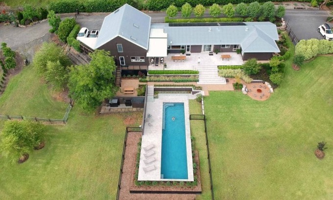Broughton Vale House | HILLGATE | Award-winning Berry Country Estate | Spectacular 15m Heated Lap Pool