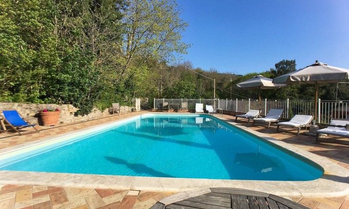 Donoratico House | Hillside Pool & Spa Retreat
