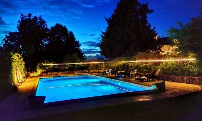 Serignac-Peboudou House | Hilltop Chateau with private pool in 10 Acres prices for up to 27 guests