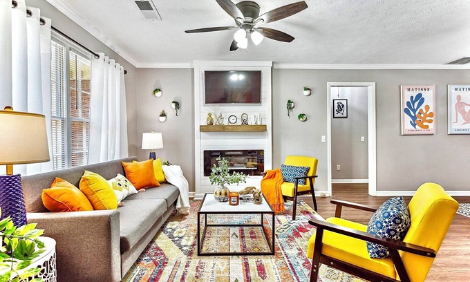 Norcross House | Hip Cozy Haven Experience Modern Coziness in Style