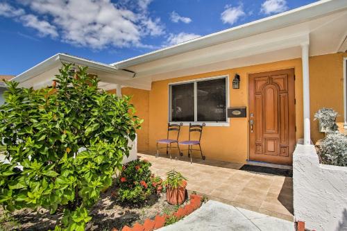 Harbor Village Apartment | Hip Studio with Patio 1 Mi to Pompano Beach Pier