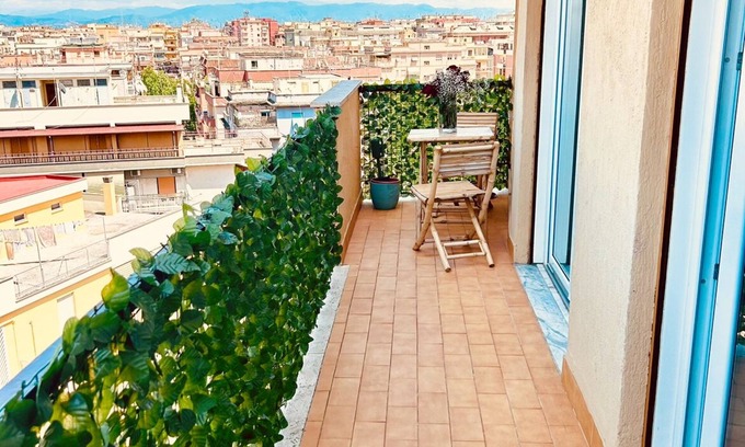 Prenestino-Centocelle Apartment | Historic Penthouse in Rome. Ideal for business travels or tourists.