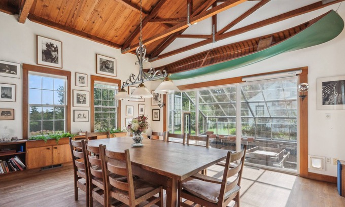 Holderness House | Historic True Farm: 100 Acres + Dock on Squam Lake