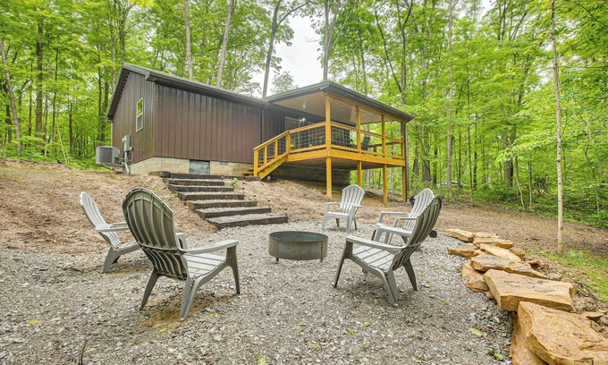 South Bloomingville Cabin | Hocking Hill Cabin Near Hiking: Dogs Welcome