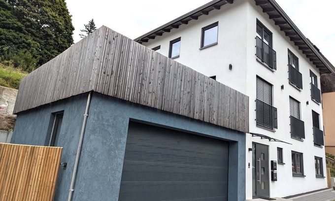 Freudenstadt Apartment | Holiday Apartment 'Schiller's Urban Escape' with Mountain View, Private Terrace and Wi-Fi