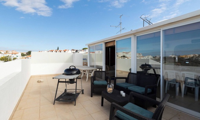 Patio Apartment | Holiday Apartment 'Marina' with Shared Pool, Shared Garden, Terrace & Wi-Fi