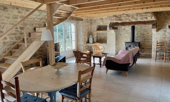 Querrien House | Holiday cottage with swimming pool - sleeps - Bretagne Finistère Sud