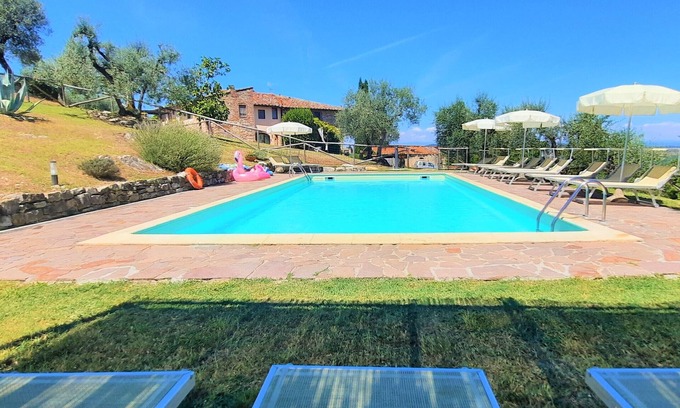 San Casciano in Val di Pesa Other | Holiday Farmhouse I CEPPI - Big and comfortable apartment with pool