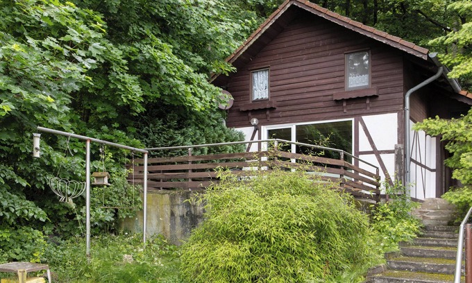 Niedenstein House | Holiday Home 'Waldhaus Sankt Wendelin' with Private Terrace and Shared Garden
