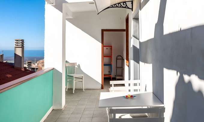 Cuglieri House | Holiday Home 'Domo Mea - La Tua Casa In Sardegna' with Terrace, Balcony and Wi-Fi