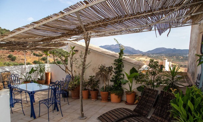 Casabermeja House | Holiday Home "La Bermeja" with Mountain View, Terrace & Wi-Fi
