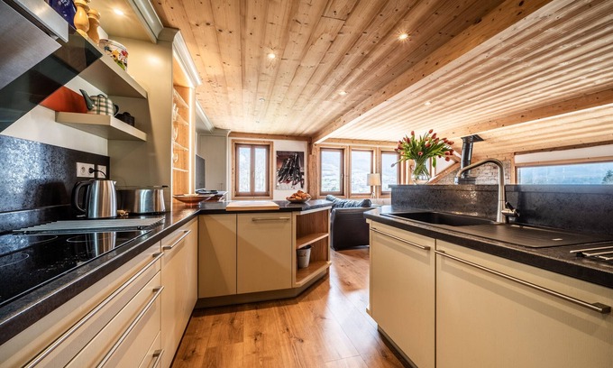 Vacheresse House | Holiday Home 'Maison Du Bûcheron' with Mountain View, Private Terrace and Wi-Fi