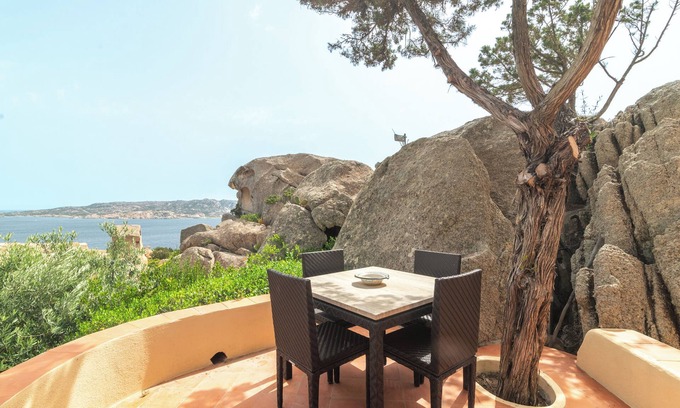 Porto Rafael House | Holiday Home 'Villa Vista Mare Punta Sardegna' with Sea View, Private Terrace and Wi-Fi