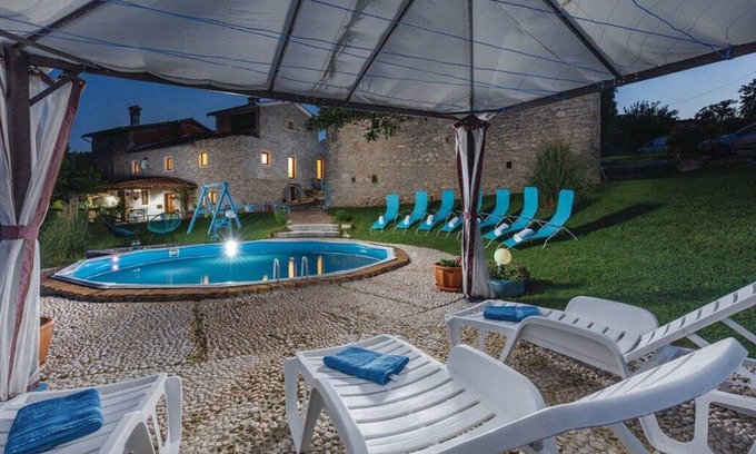 Pican House | Holiday House in Klesari, private pool, garden, playground, best for families