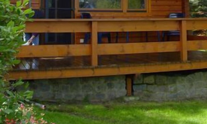 Caputh Apartment | Holzhaus 60 qm mit Garten, 2 Schlafzimmer für Max. 3 Personen